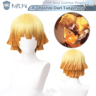 Demon Slayer Cosplay Wig Demon Slayer Zenitsu Agatsuma