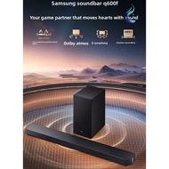 Samsung HW-Q600F 3.1.2ch Dolby Atmos Soundbar,Wireless Subwoofer Q-Symphony Adaptive Sound Game Pro 