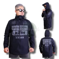 SUPERMOTO WATERPROOF JACKET KTM PARACHUTE JACKET - WATERPROOF JACKET - MEN'S JACKET - BLACK KTM TLD 
