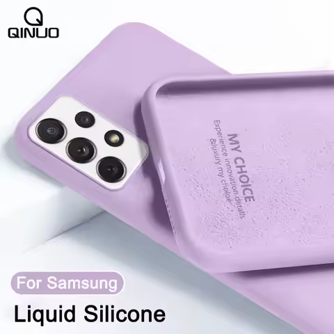 Liquid Silicone Soft Case For Samsung Galaxy A52 A72 A32 A42 5G A50 A51 A71 S20 FE S21 S22 Plus Note
