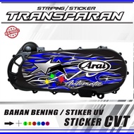 CVT MOTORCYCLE STICKERS CVT STICKER/S CVT STRIPING/S TRANSPARENT CVT STRIPING/S