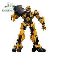 EARLFAMILY Anime Bumblebee Car Stickers Helmet Aquaflask Helmet Guitar Car Door Vinyl Decal Occlusio