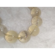Citrine with Dendrite 15.7mm bead size (Fits up to 17cm wrist)