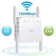 ♥ free shipping ♥UK Plug 5Ghz WiFi Repeater Wireless Wifi Extender 1200Mbps Wi-Fi Amplifier 802.11N Long Range Wi fi Signal Booster 2.4G Wifi Repiter