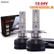 BAGELED K5C PLUS 180W H7 Canbus Led Bulbs 6000K LED H4 H1 H11HB3 9005 HB4 9006 K6C Led Double Copper