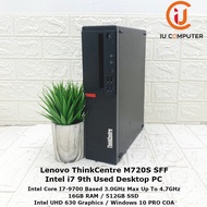 LENOVO THINKCENTRE M720S SFF INTEL CORE I7-9700 16GB RAM 512GB SSD USED DESKTOP REFURBISHED PC