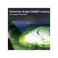 Lrynaxx Flashlights Led High Lumens Rechargeable Super Bright 200000