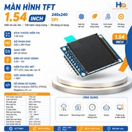 1.54 screen, TFT LCD screen, 240x240 color resolution, ST7789 standard, serial port, IPS LCD screen