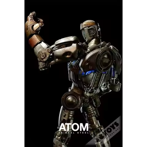 Original ThreeA 3A 1/6 《Real Steel 》Atom Action Figures Model Toys Real Steel Atom Mint in Box By Si