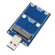 (QUBI) MSATA to USB 3.0 Hard Drive Case MSATA USB Adapter External Solid State Disk Adapter Supports 30X30 50X30 MSATA SSD