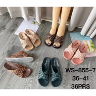 CIY Ladies Cross SlipOn Soft Sandal Slipper Selipar Perempuan