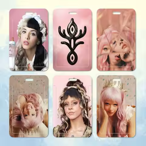 HADES M-Melanie Martinez-S Cry Baby Plastic Card Holder Worker ID Card Clear Transparent Employee Vi