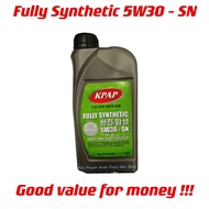 【KPAP FULLY SYNTHETIC 5W30-SN】KPAP BRAND FULLY SYNTHETIC 5W30-SN ENGINE OIL