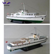 Simhoa 1/100 Scale Lilla Weneda Ferry Boat Model Assemble Collectibles for Home Decor