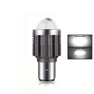 1 Cái Xe Máy Đèn H4 H6 LED Pha Bóng Đèn 12V Đèn Sương Mù Ống Kính CSP Màu Trắng Màu Vàng