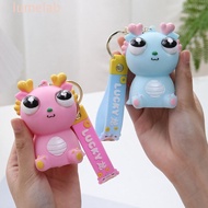 LUMELAB​ Burst Eye Dragon Keychain, Novelty Doll Funny Pop-eyed Dragon Pendant, School Bag Pendant C