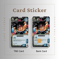 DRAGON BALL CCG CARD STICKER - TNG CARD / NFC CARD / ATM CARD / ACCESS CARD / TOUCH N GO CARD / WATSON CARD