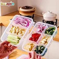 LOCAPIN Food Storage Box Separate Channels Frozen Fresh Spice Fragrant Garlic Chili