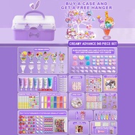 【𝐑𝐞𝐚𝐝𝐲 𝐒𝐭𝐨𝐜𝐤】DIY Goo Card Set Three-layer Storage Box Hand Account Sticker Goo Card Sticker Three la