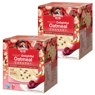 【2盒裝】即食原片大燕麥乾果乳酪 58.5gx5包裝 x2 (紅色) **新舊包裝，隨機發貨** 最佳食用期 20/5/2027