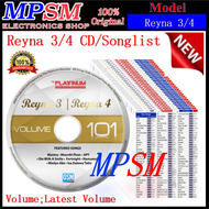 MPSM SHOP Updated CD Platinum Reyna3 Reyna4 Songlist For Reyna3/4 ( Reyna3 Reyna4 CD&Songlist )