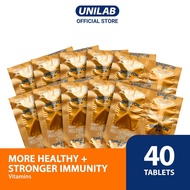 Unilab Enervon Z+ Multivitamins 40 tablets (For All-Around Healthy Energy & Stronger Immunity)