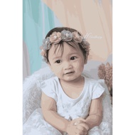 Flower Crown Children's Bandana Flower Crown | Azura Flowercrown Princess Bondu Women Girls Beautifu