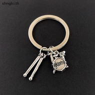 SHNGKI Drum Music Lovers Rock Backpack Pendant Band Kit Drum Keychain Backpack Keychain