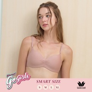 Wacoal Go Girls Smart Size Easy Matching Bra บราไร้โครงวาโก้ รุ่น WB3Y41 สีโอวัลติน (OT)