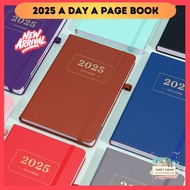 2025 Daily & Monthly Planner One Page A Day Time Hourly Appointment Book with Monthly Calendar Hard 