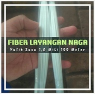 FIBER LAYANGAN NAGA PUTIH SUSU 1.O MILI 100 METER