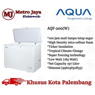 Chest Freezer Aqua Aqf-200(W) 200 Liter Aqf 200 W Freezer Box Aqua