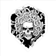 30PCS Fox Smiling Steel Soft Dart Pin Flights Dart Tails Accessories Skull