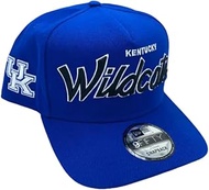 New Era Blue Kentucky Wildcats Script A-Frame 9FIFTY Adjustable Snapback Hat - Men's