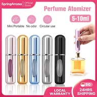 [SG] 5ml 8ml 10ml Refillable Perfume Bottle Portable Perfume Atomizer Glass Vial Dispenser Pump