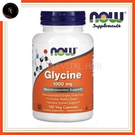 Now Foods, Glycine 1000 mg, 100 Vegetarian Capsules