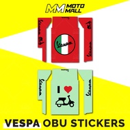 Vespa OBU Motorcycle Sticker Decal Vinyl Skin Wrap