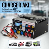 COD BEST SELLER YQ Charger Aki Mobil Lead Acid Battery Charger DC 12V/24V - TR-20 / cas aki mobil 1