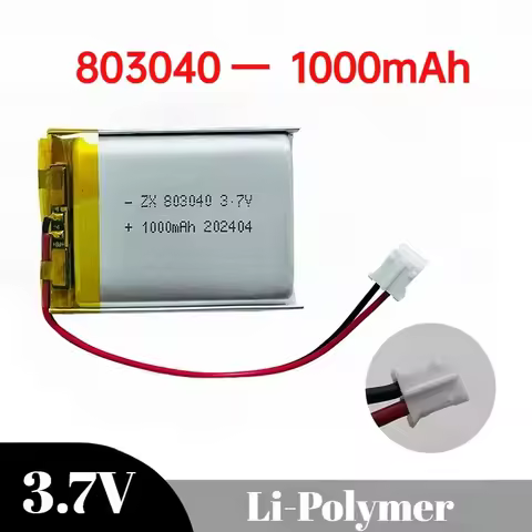 803040 Battery Li Po 1000mAh 3.7V Polymer Li-ion Batteries for Ps4 Game Controller Radio MP3/mp4 Gps