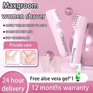 Maxgroom Bikini Trimmer Women's Shaver USB Rechargeable Electric Bikini Underarm Shaving Trimmer was