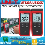 UNI-T UT320D UT320A Thermometer hygrometer Thermokoppel contact type dual channel K/J temperature me