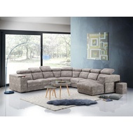 Messi 7 Seater Corner Fabric Sofa