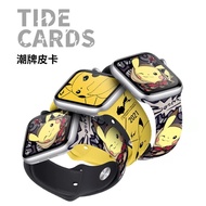 Silicone Strap for iwatch series 7 6 SE 5 4 3 2 1 Cute cartoon iwatch strap 41mm 45mm 38mm 40mm 44mm