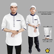 COUPLE ILHAMkoko Muslim Father and Son Couple Clothing Latest Material B-1 Love 10410 5-10410 7-1041