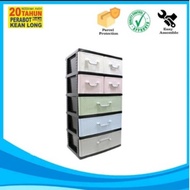 KLSB Laci Serbaguna / Plastic Drawer Multipurpose / 5 Tier Drawer Plastic Cabinet / Laci Plastik Tingkat 7 LacI