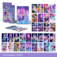 132 Chiếc Huntrix KPop Thợ Săn Quỷ Toàn Phương Photocards Bộ Cho Bé Gái 2 Mặt LOMO Thiết Kế Với Miến