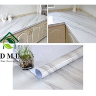 ▙ ✫ ♜ ♞,♘,♙Waterproof Kitchen Sticker Oilproof Marble Design Wallpaper for Sink Lababo Tables Gloss