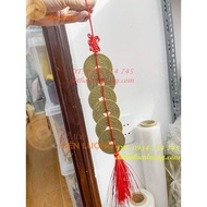 Feng Shui Bronze 12 Zodiac Coin String 6cm