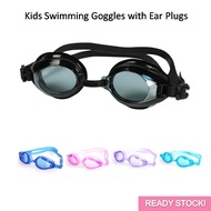 Kids Swimming Goggles with Ear Plugs (Gogal Renang dengan Plug Telinga Kanak-Kanak)