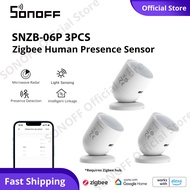 SONOFF 3 ชิ้นสมาร์ทเซ็นเซอร์แสดงตนของมนุษย์ Zigbee ตรวจจับการเคลื่อนไหวการตรวจจับระยะทางเซ็นเซอร์แสด